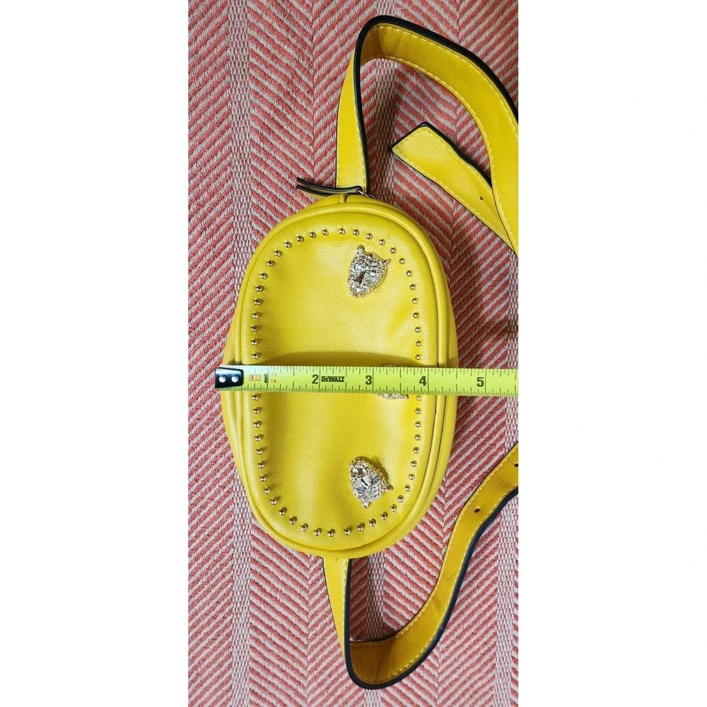 Topshop Bumbag Yellow Tiger Embellishment Jewel Fanny Pack Bag Purse‎ NEW